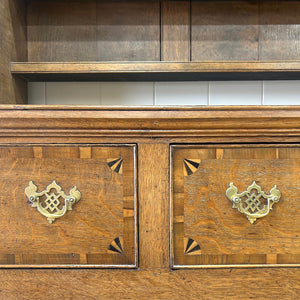 An 18th Century Country Made Oak Welsh Dresser