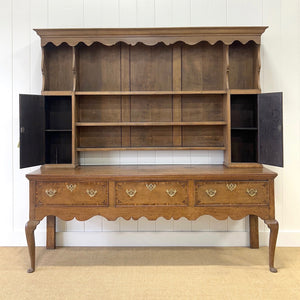 An 18th Century Country Made Oak Welsh Dresser
