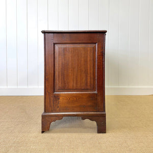 An English Oak Mule Chest c1790