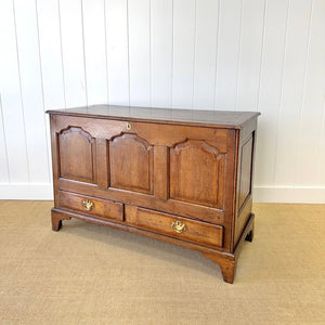 An English Oak Mule Chest c1790