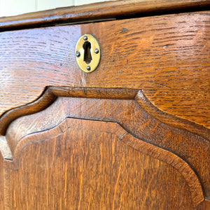 An English Oak Mule Chest c1790