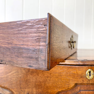 An English Oak Mule Chest c1790