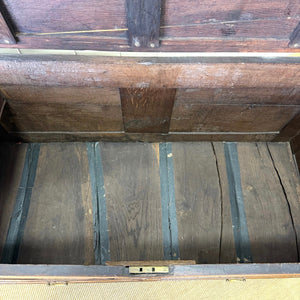 An English Oak Mule Chest c1790