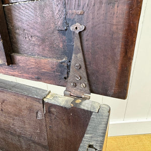 An English Oak Mule Chest c1790