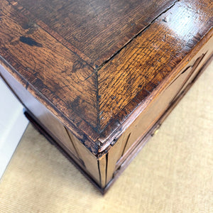 An English Oak Mule Chest c1790