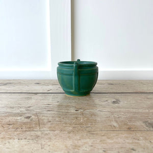 Vintage Roseville Pottery Planter, Matte Green Arts and Crafts Matte Green