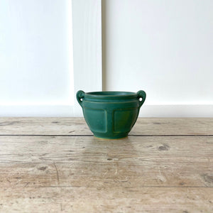 Vintage Roseville Pottery Planter, Matte Green Arts and Crafts Matte Green