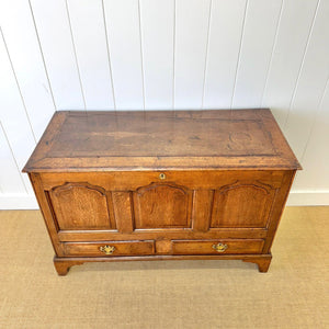 An English Oak Mule Chest c1790