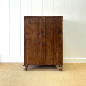 A Tall 19th Century English Pine Chest of Drawers/Dresser