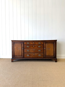 A Large Antique Oak Welsh Dresser Base or Sideboard