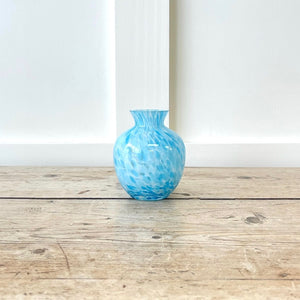 A Beautiful Blue Mid Century Murano Glass Vase c1950