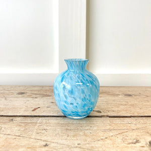 A Beautiful Blue Mid Century Murano Glass Vase c1950