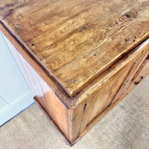 An English Country 7 Drawer Pine Buffet or Sideboard