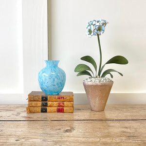 A Beautiful Blue Mid Century Murano Glass Vase c1950