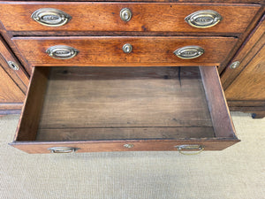 A Large Antique Oak Welsh Dresser Base or Sideboard