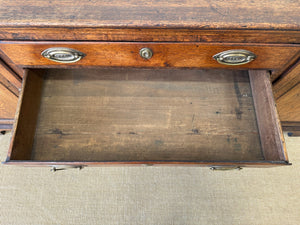 A Large Antique Oak Welsh Dresser Base or Sideboard