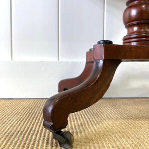 A Georgian Mahogany Cellarette Table with Rising Lid