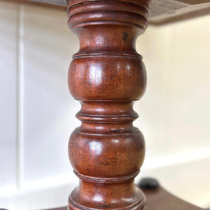 A Georgian Mahogany Cellarette Table with Rising Lid