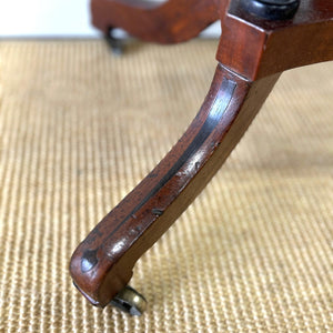 A Georgian Mahogany Cellarette Table with Rising Lid