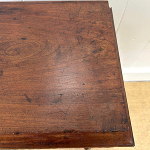 A Georgian Mahogany Cellarette Table with Rising Lid
