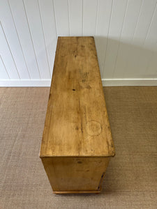 An English Pine Sideboard c1860