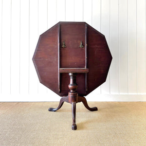 A Large Antique English Mahogany Tripod Table