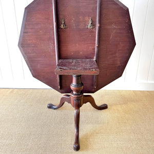 A Large Antique English Mahogany Tripod Table