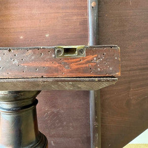 A Large Antique English Mahogany Tripod Table