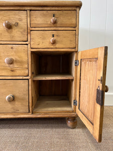 An English Pine Sideboard c1860