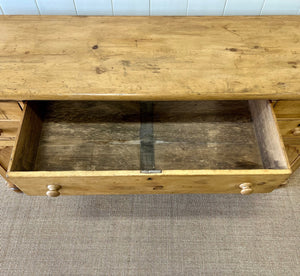 An English Pine Sideboard c1860