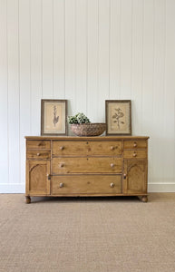 An English Pine Sideboard c1860