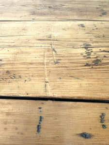 An English Country Pine Console Table or Desk