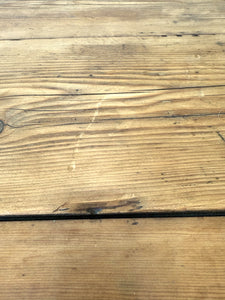 An English Country Pine Console Table or Desk