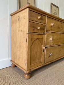 An English Pine Sideboard c1860