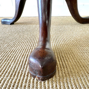 A Large Antique English Mahogany Tripod Table