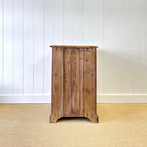 An Antique Pine Set or Bank of Drawers