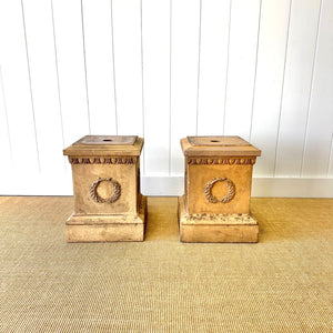 A Delightful Pair of Antique Garden Urns