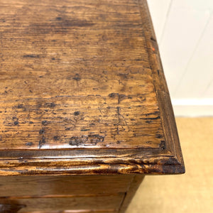 An Antique Pine Set or Bank of Drawers