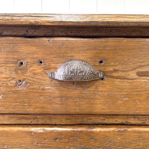 An Antique Pine Set or Bank of Drawers