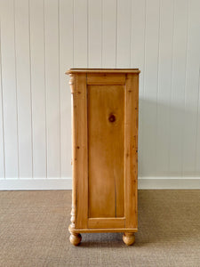 A Monumental Scottish Pine Chest of Drawers Dresser on Tulip Feet c1890