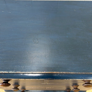 A Dark Blue English Pine Chest of Drawers Dresser c1890