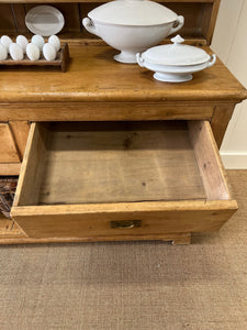 A Large Late 19th Century Pine Welsh Dresser or Cupboard