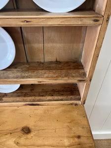 A Large Late 19th Century Pine Welsh Dresser or Cupboard