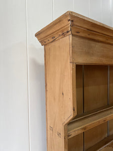 A Large Late 19th Century Pine Welsh Dresser or Cupboard