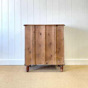 A 19th Century English Pine Chest of Drawers/Dresser with Tulip Feet