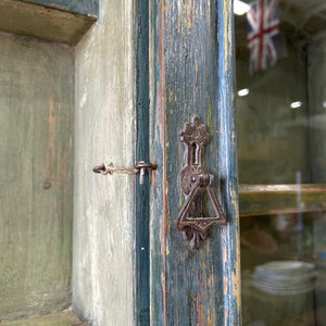 A 19th Century Pine Welsh Dresser Green/Blue Paint