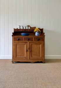 An Unusual Scottish Pine Sideboard c1870