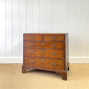 A Beautiful English Georgian Oak Chest of Drawers