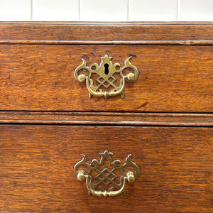 A Beautiful English Georgian Oak Chest of Drawers