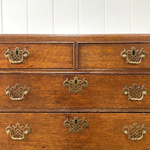 A Beautiful English Georgian Oak Chest of Drawers